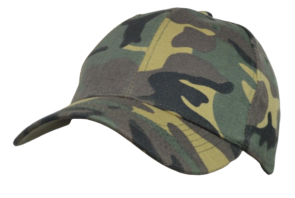 Gorra con camuflado 
